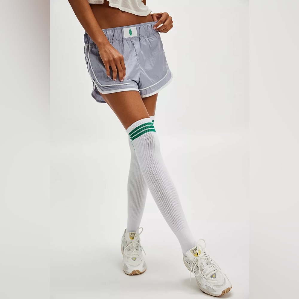 NWT FP Movement Race Pace Stripe Scrunch Socks